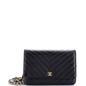 Chanel Wallet On Chain Chevron Lambskin #205293C25B